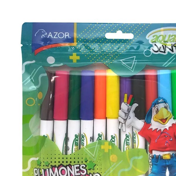MARCADOR AGUA DELG. ESTUCHE C12 AQUARELO JUNIOR 2912